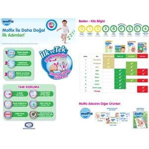 Molfix Pure&Soft Bebek Bezi Beden:2 (3-6Kg) Mini 496 Adet Mega Ultra Avantaj Pk