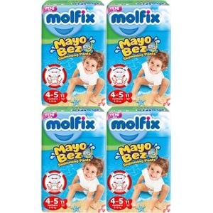 Molfix Swimming Pants (Mayo Bez) Beden:4-5 (9-15Kg) 44 Adet