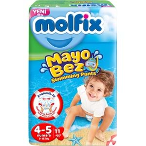 Molfix Swimming Pants (Mayo Bez) Beden:4-5 (9-15Kg) 66 Adet