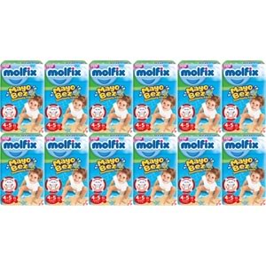 Molfix Swimming Pants (Mayo Bez) Beden:4-5 (9-15Kg) 132 Adet