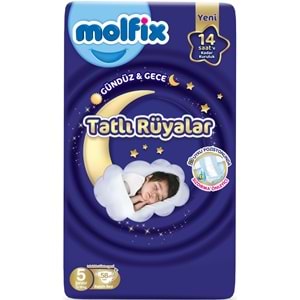 Molfix Tatlı Rüyalar Bebek Bezi 5 Beden 11-18 KG Junior 116 Adet Ekonomik Fırsat Pk