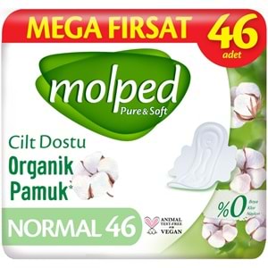 Molped Pure&Soft Hijyenik Ped Normal 92 (2PK*46) Adet Mega Pk