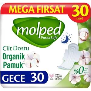 Molped Pure&Soft Hijyenik Ped Avantaj PK Normal 368 + Uzun 288 + Gece 240 Toplam : 896 Adet