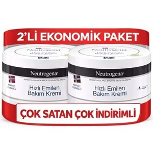 Neutrogena Norveç Formülü Hızlı Emilen Bakım Kremi 200ML+200ML 400ML Avantaj PK (9 Lu Set)