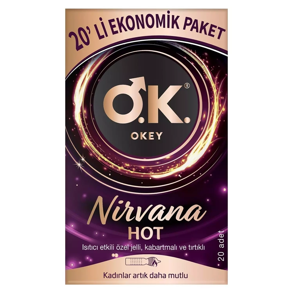Okey Prezervatif 100 Adet Nirvana Ekonomik Pk (5PK*20)