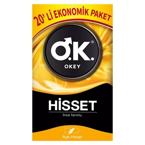 Okey Prezervatif 40 Adet Hisset Ekonomik Pk (2PK*20)