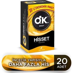 Okey Prezervatif 120 Adet Hisset Ekonomik Pk (6PK*20)