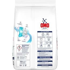 Omo Matik Çamaşır Deterjanı 15KG Beyaz ve Color/Renkliler (100 Yıkama) (2PK*7.5KG)