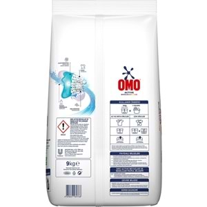 Omo Matik Toz Çamaşır Deterjanı 9KG Beyazlar ve Renkliler (60 Yıkama) + 10KG Canlı Renkler
