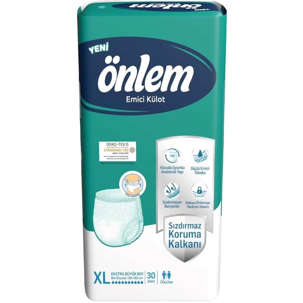 Önlem Emici Külot Hasta Bezi XL- Extra Large - Ekstra Büyük 360 Adet (12PK*30)