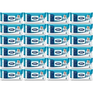 Önlem Hijyenik Vücut Temizleme Islak Mendil Havlu 1200 Yaprak (24PK*50)