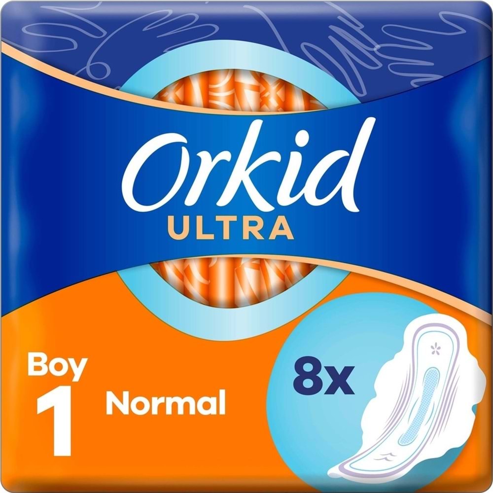 Orkid Hijyenik Ped Ultra Extra Normal 48 Adet Standart Pk (6PK*8)