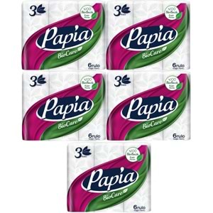 Papia Kağıt Havlu (3 Katlı) 30 Lu Set Bio Care (5PK*6)