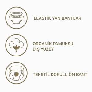 Pedo Plus Bebek Bezi 1 Beden 2-5 KG Yeni Doğan 160 Adet Jumbo Aylık Pk