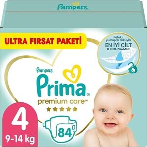 Prima Premium Care Bebek Bezi Beden:4 (9-14) Maxi 252 Adet Süper Fırsat Pk