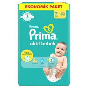 Prima Bebek Bezi Beden:2 (4-8Kg) Mini 216 Adet Ekonomik Fırsat Pk