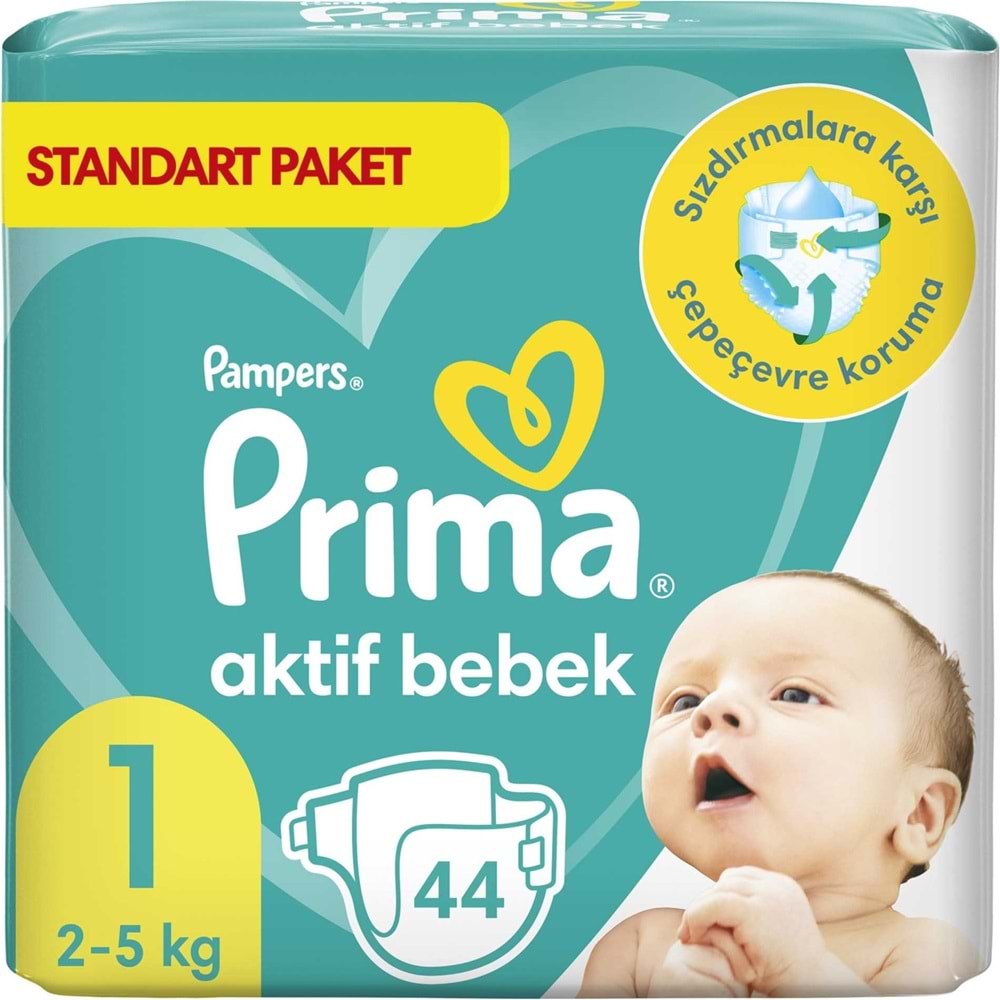 Prima Bebek Bezi Beden:1 (2-5Kg) Yeni Doğan 176 Adet Süper Ekonomik Fırsat Pk