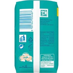 Prima Islak Havlu Mendil Temiz ve Ferah (Bitki Bazlı) 48 Li Set (16PK*3) 2496 Yaprak