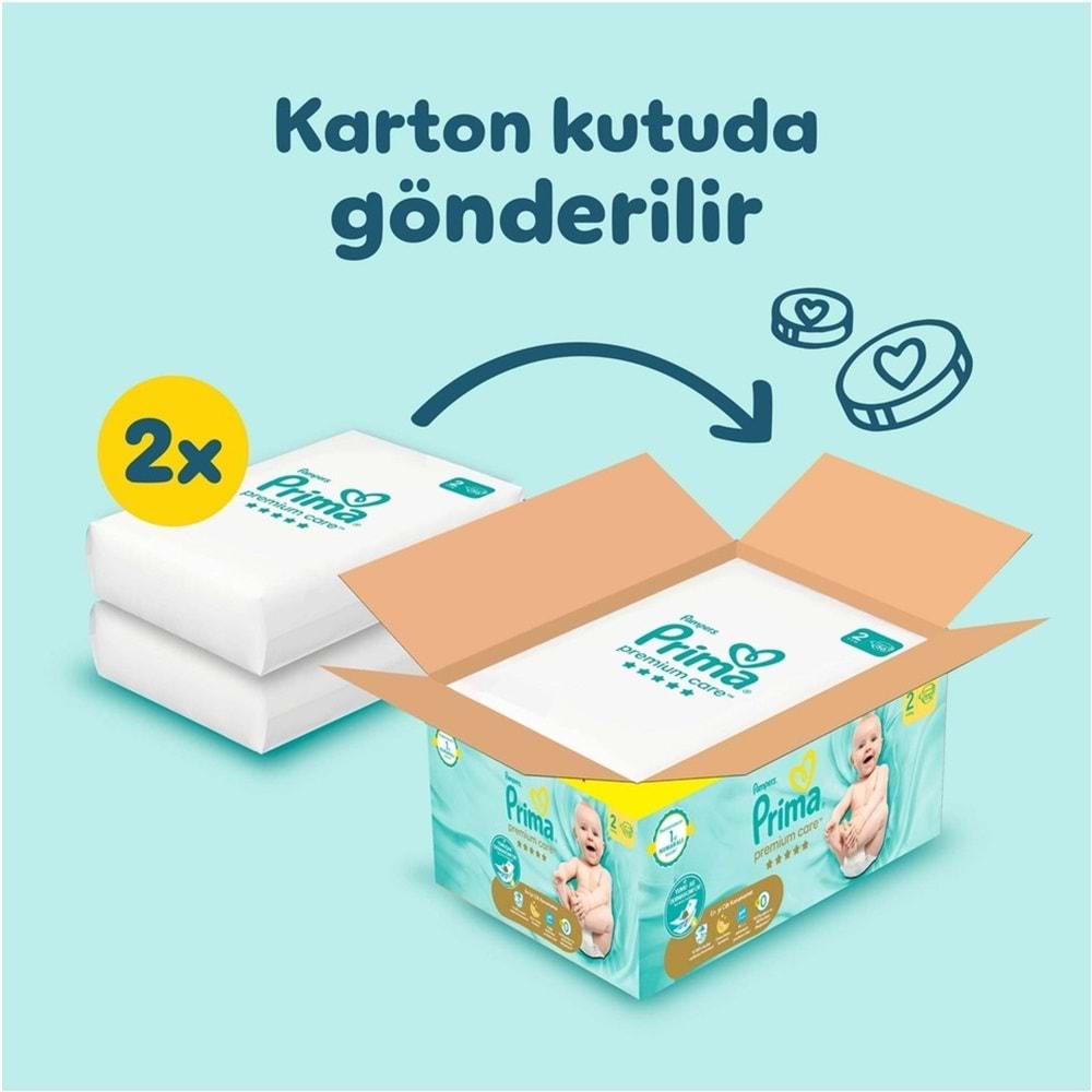 Prima Premium Care Bebek Bezi Beden:2 (4-8KG) Mini 448 Adet Avantaj Ultra Fırsat Pk