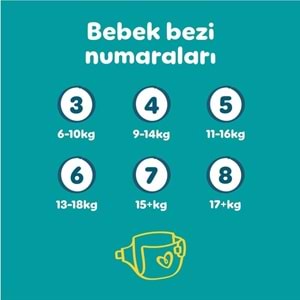 Prima Aktif Bebek Bebek Bezi 3 Beden 6-10 KG Midi 232 Adet Süper Aylık Pk