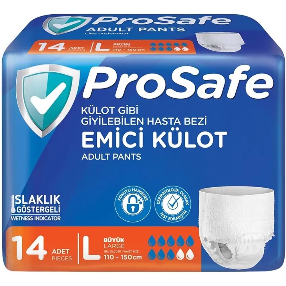 Prosafe Emici Külot Hasta Bezi L - Büyük - Large 84 Adet (6PK*14)
