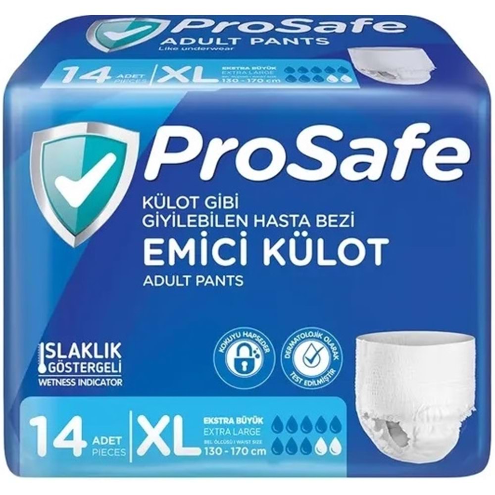Prosafe Emici Külot Hasta Bezi XL - Ekstra Büyük - Extra Large 56 Adet (4PK*14)