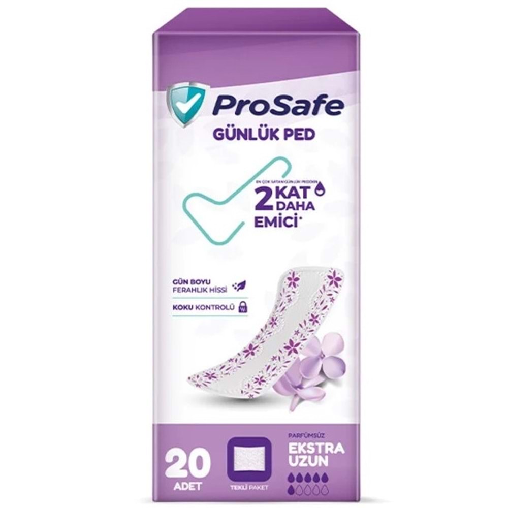 Prosafe Günlük Ped Extra Uzun 480 Adet