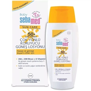 Sebamed Sun Care Bebek Güneş Losyonu Kremi 50+ Faktör 150ML (Hassas Ciltler İçin) (4 Lü Set)