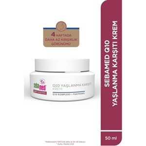 Sebamed Q10 Yaşlanma ve Kırışıklık Karşıtı Koruyucu Anti-Age Krem 50ML (6 Lı Set)
