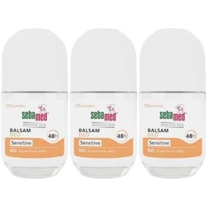 Sebamed Deodorant Roll-On 50ML Balsam Hassas/Sensitive (3 Lü Set)