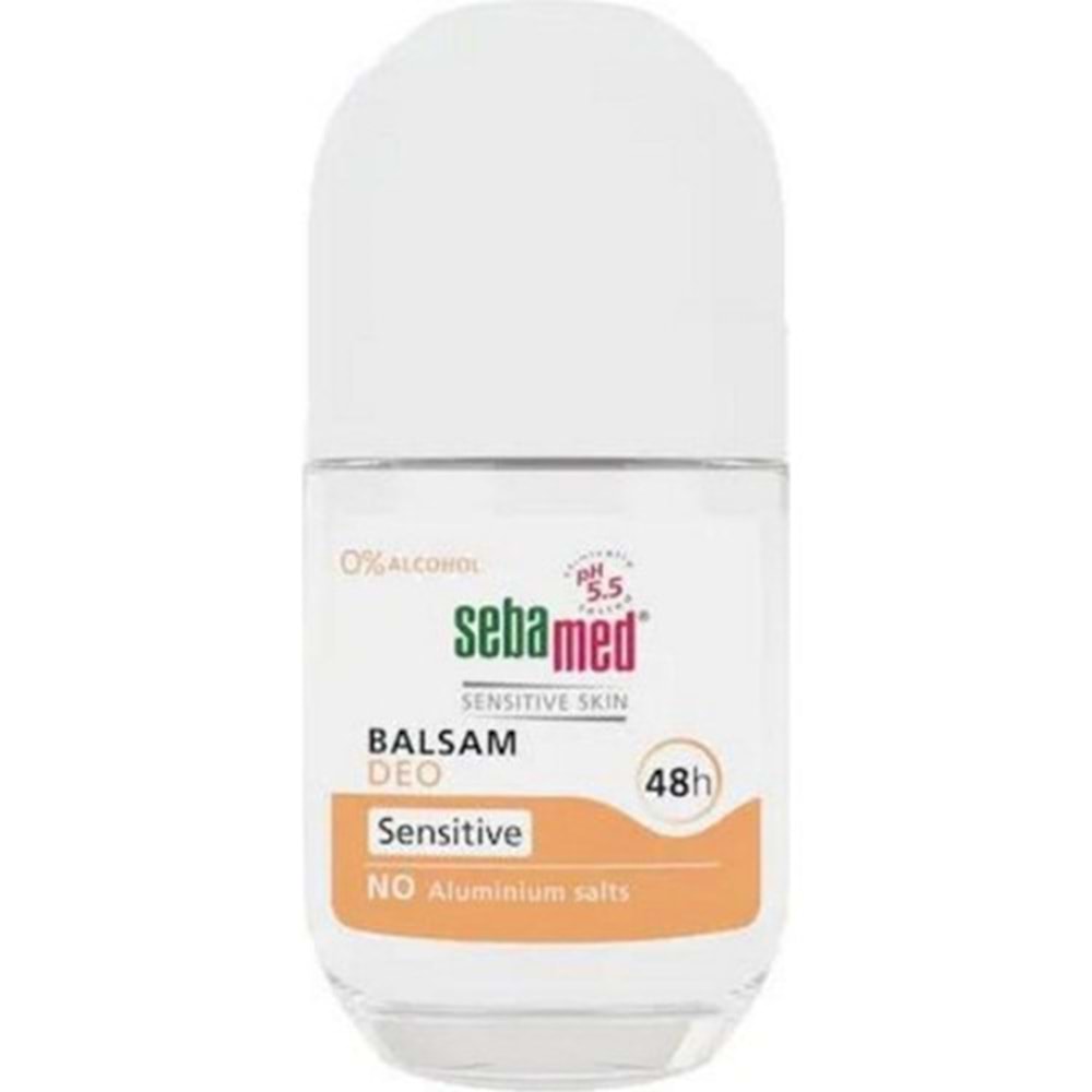 Sebamed Deodorant Roll-On 50ML Balsam Hassas/Sensitive + Roll-On 50ML Fresh (Karma 2 Li Set)
