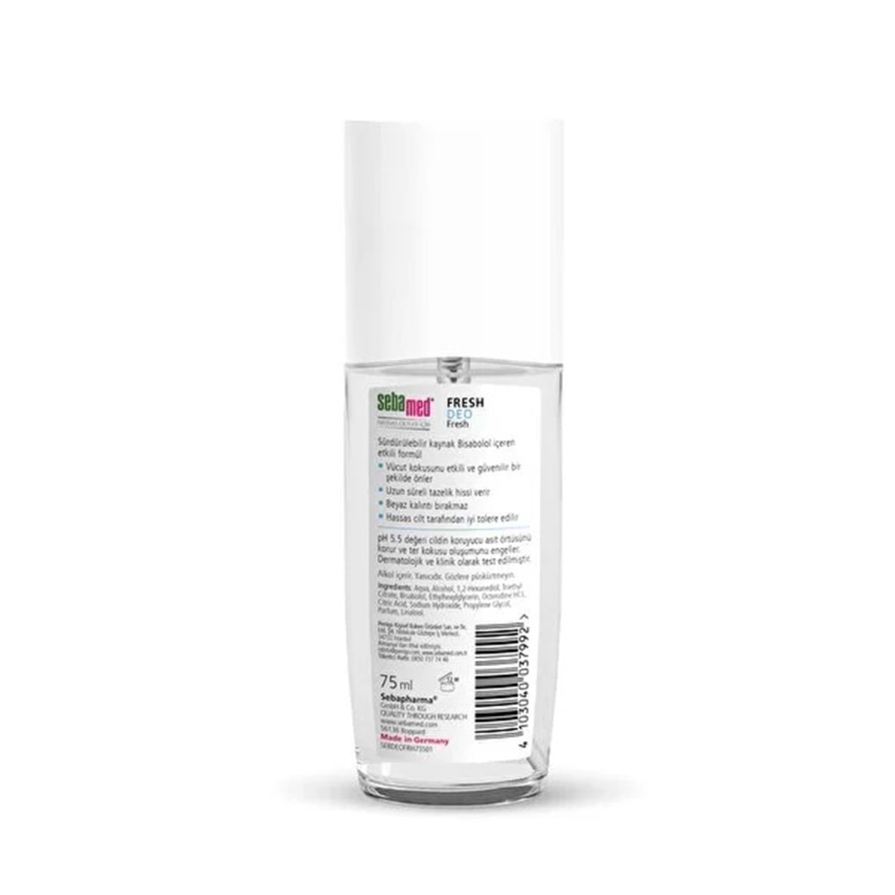 Sebamed Deodorant Sprey 75 ML Fresh (5 Li Set)
