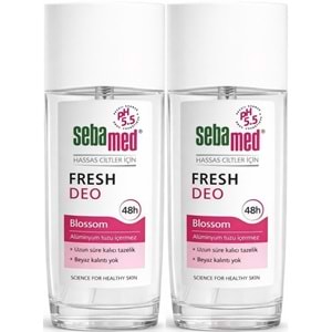Sebamed Deodorant Sprey 75 ML Fresh Blossom (2 Li Set)