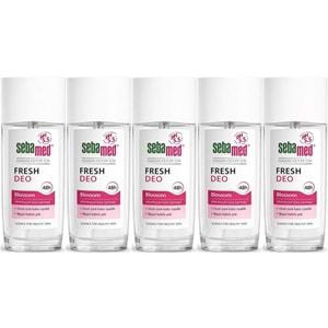 Sebamed Deodorant Sprey 75 ML Fresh Blossom (5 Li Set)