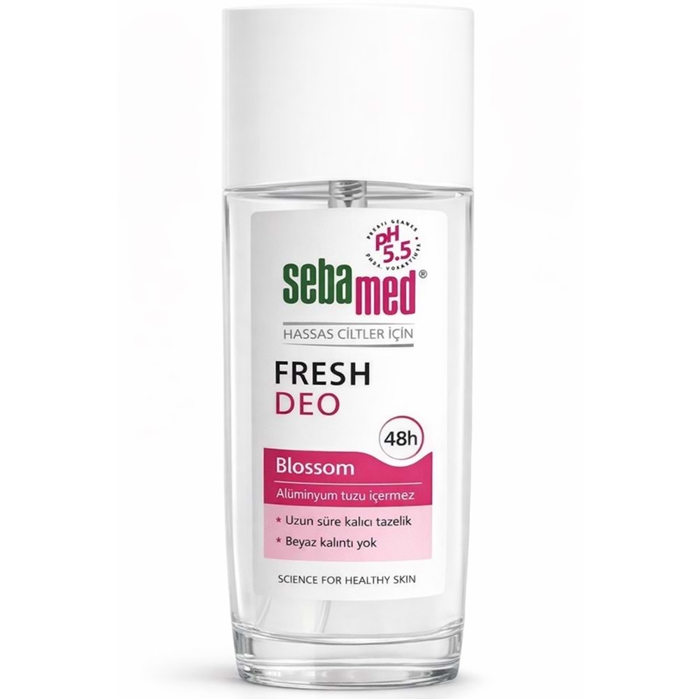 Sebamed Deodorant Sprey 75 ML Fresh Blossom (5 Li Set)