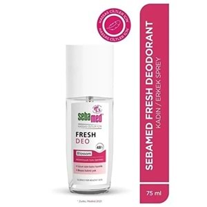 Sebamed Deodorant Sprey 75 ML Fresh Blossom (5 Li Set)