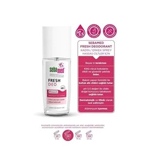 Sebamed Deodorant Sprey 75 ML Fresh Blossom (6 Lı Set)