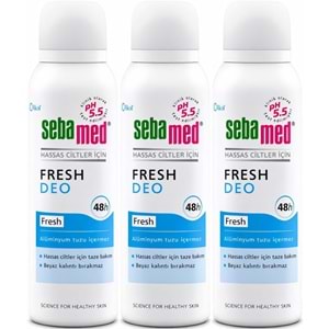 Sebamed Deodorant Aerosol 150 ML Fresh (3 Lü Set)