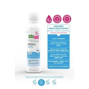 Sebamed Deodorant Aerosol 150 ML Fresh (3 Lü Set)