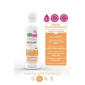Sebamed Deodorant Aerosol 150 ML Balsam - Sensitive/Hassas (2 Li Set)
