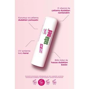 Sebamed Dudak Koruyucu Bakım Kremi Stick 30 SPF 4.8GR (Çatlamış ve Hassas Nemlendiricili) (5 Li Set)