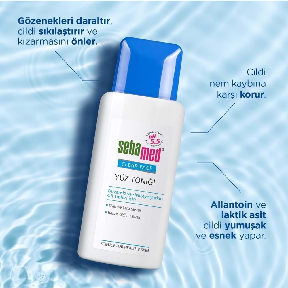 Sebamed Clear Face Yüz Temizleyici Toniği 200ML (3 Lü Set)