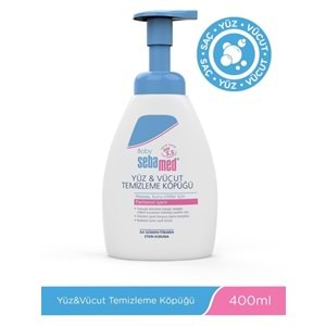 Sebamed Bebek Şampuanı Yüz ve Vücut Köpüğü 400ML (pH 5.5 Yenidoğan Hassas Cilt) (5 Li Set)