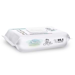 Sleepy Islak Havlu Mendil Bio Natural 40 Yaprak Yeni Doğan (48 Li Set) Plastik Kapaklı 1920 Yaprak