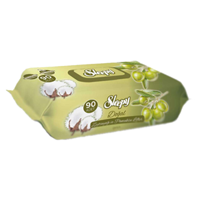 Sleepy Islak Havlu Mendil 90 Yaprak Karma (24 Lü Set) Sensitive & Pamuk-Zeytinyağlı 2160 Yaprak