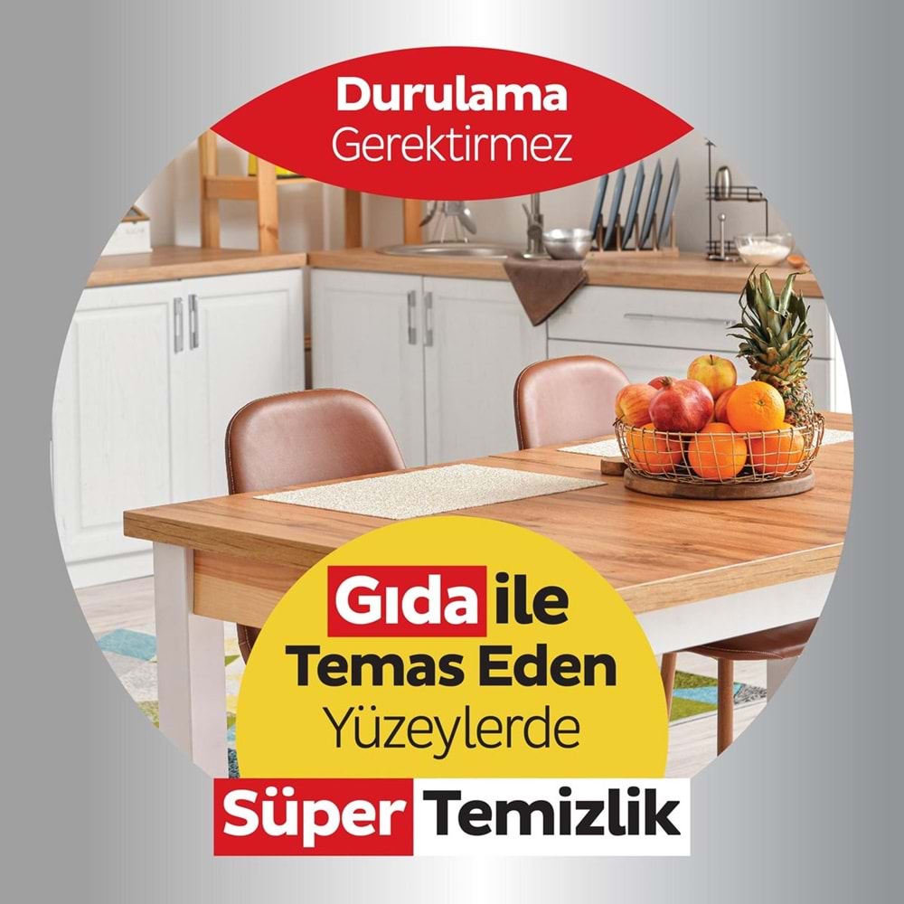 Sleepy Easy Clean Yüzey Temizlik Mutfak Havlusu -Mendili 50 Yaprak Limon Yağlı (3Lü Set) 150 Yaprak