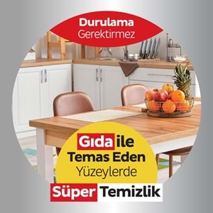 Sleepy Easy Clean Yüzey Temizlik Mutfak Havlusu -Mendili 50 Yaprak Limon Yağlı (3Lü Set) 150 Yaprak