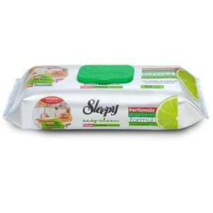 Sleepy Easy Clean Yüzey Temizlik Mutfak Havlusu -Mendili 50 Yaprak Bergomot Yağlı (4Lü Set) 200Yprk