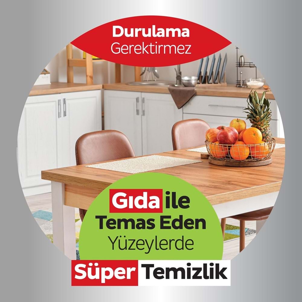 Sleepy Easy Clean Yüzey Temizlik Mutfak Havlusu -Mendili 50 Yaprak Bergomot Yağlı (4Lü Set) 200Yprk