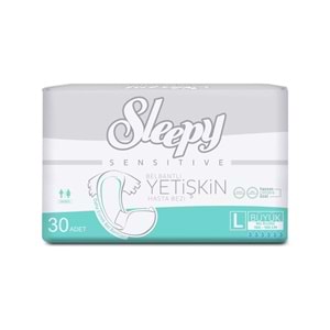 Sleepy Yetişkin Hasta Bezi Bel Bantlı L - Large - Büyük 60 Adet (2PK*30)